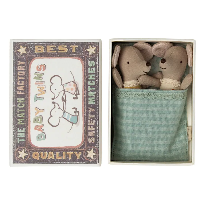 Bébés souris jumeaux dans leur boite- Image produit n°1
