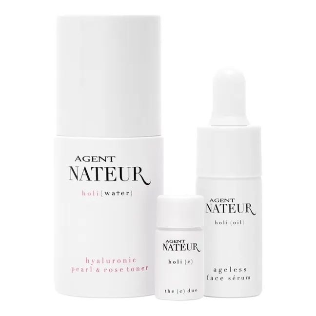 Coffret routine de soins visage Holi(Trinity)