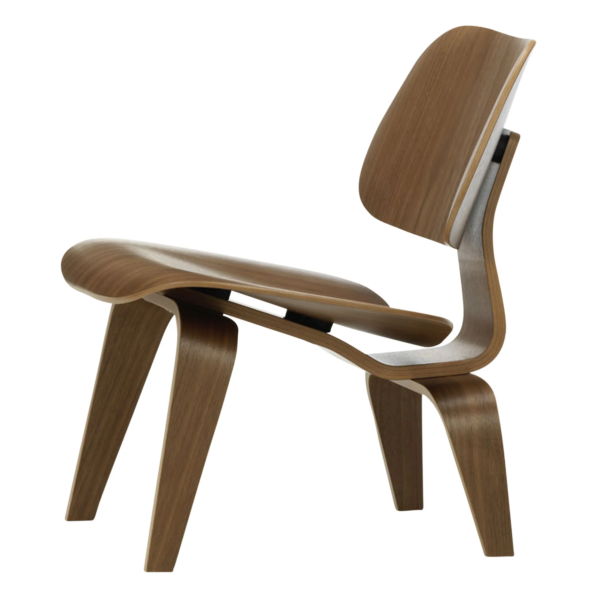 Vitra Walnut Lcw Chair - Design By Charles & Ray Eames
