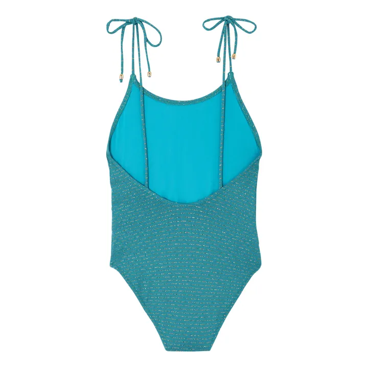 Lurex Bahamas Swimsuit | Green- Product image n°1