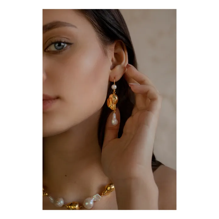 Mini Pandaia Earrings | Gold- Product image n°1