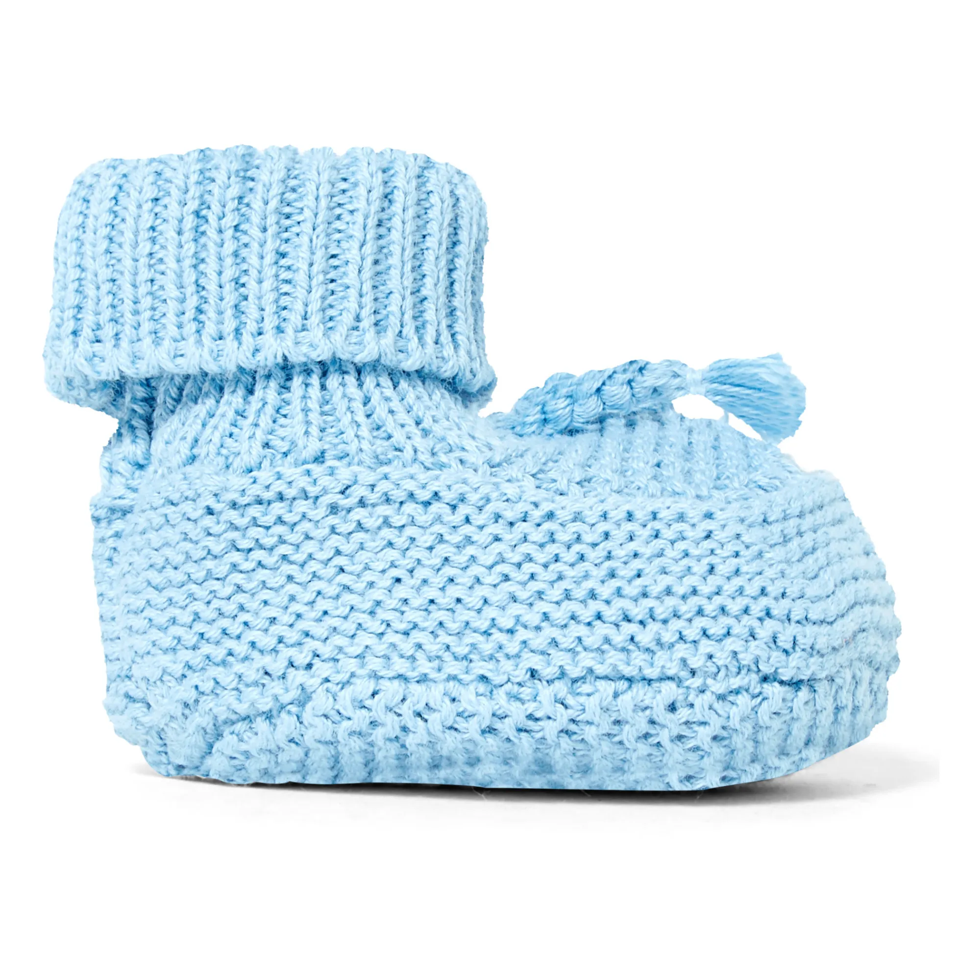 Tartine Et Chocolat Blue Knitted Booties