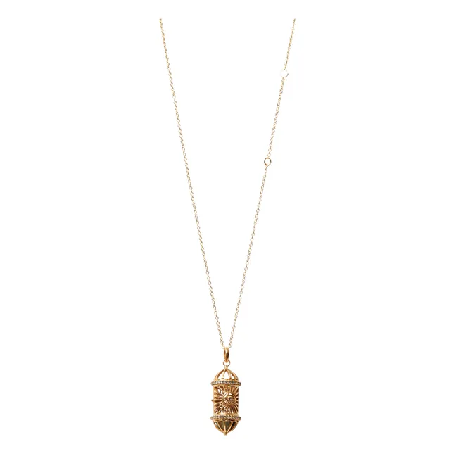 Aleph Topaz Necklace | Blue