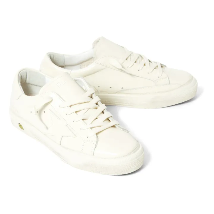 Sneakers May Leder | Weiß- Produktbild Nr. 1