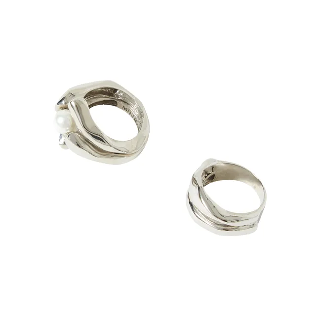 Lot de 2 Bagues Pandaia | Doré