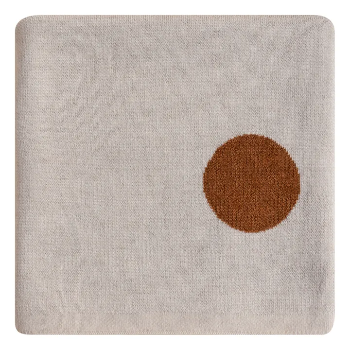 Edie Merino Wool Blanket | Terracotta- Product image n°0
