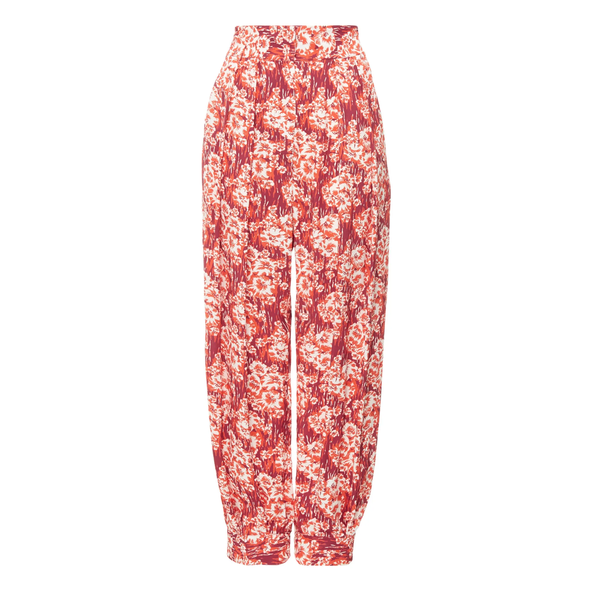 Rachel Comey Red Encino Print Trousers