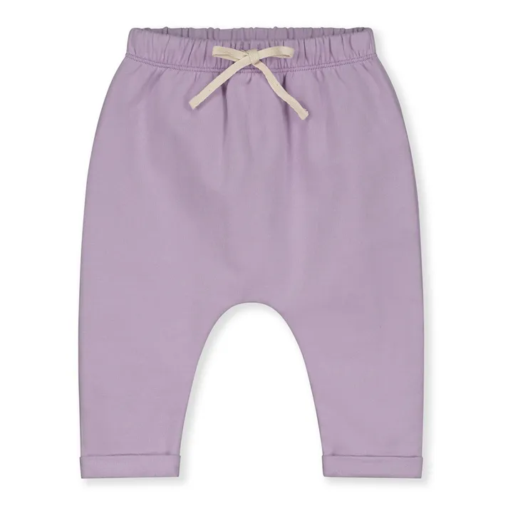 Organic Cotton Baby Joggers | Lilac- Product image n°0