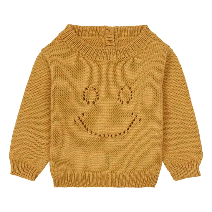 OEUF NYC Smiley Sweater Sunflower OEUF NYC Smiley Sweater Sunflower