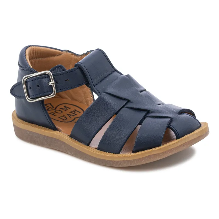 Sandales Poppy Daddy | Bleu marine- Image produit n°0