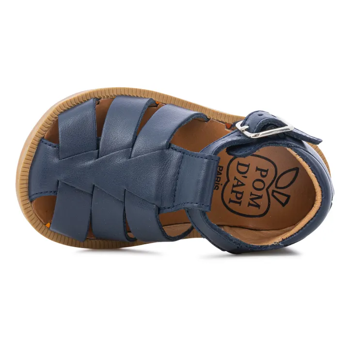 Poppy Daddy Sandals | Navy blue- Product image n°1