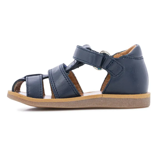 Sandales Poppy Daddy | Bleu marine