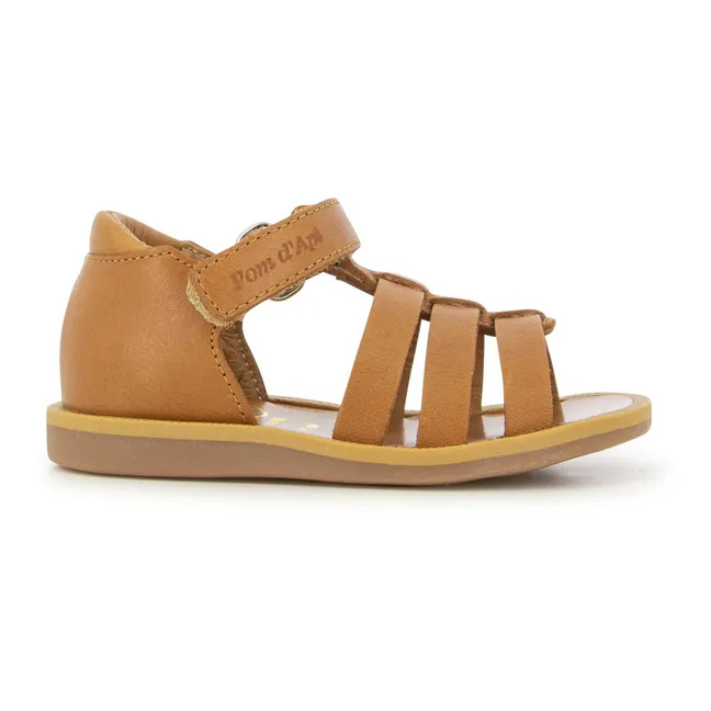 Poppy Strap Sandals | Camel