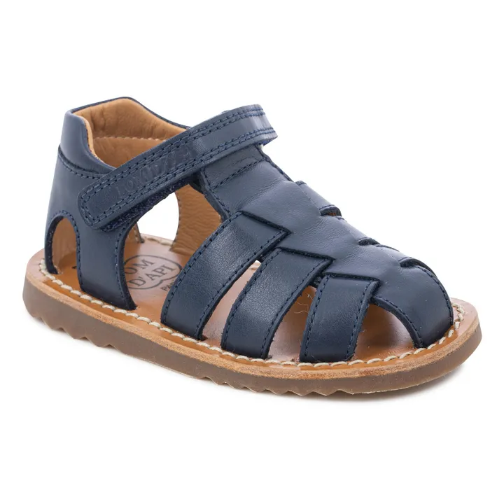 Sandales Waff Papy | Bleu- Image produit n°1