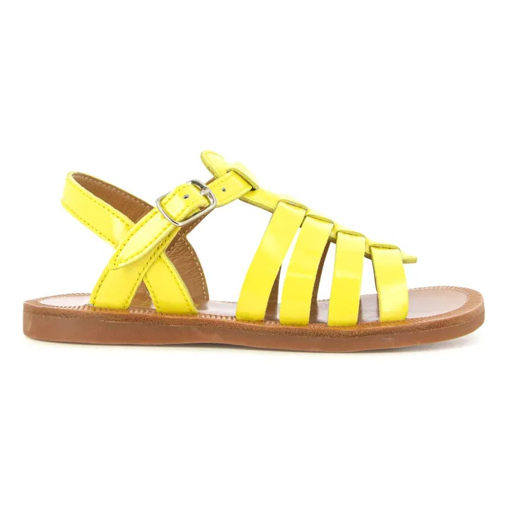 Sandalen Plagette Strap | Gelb- Produktbild Nr. 0
