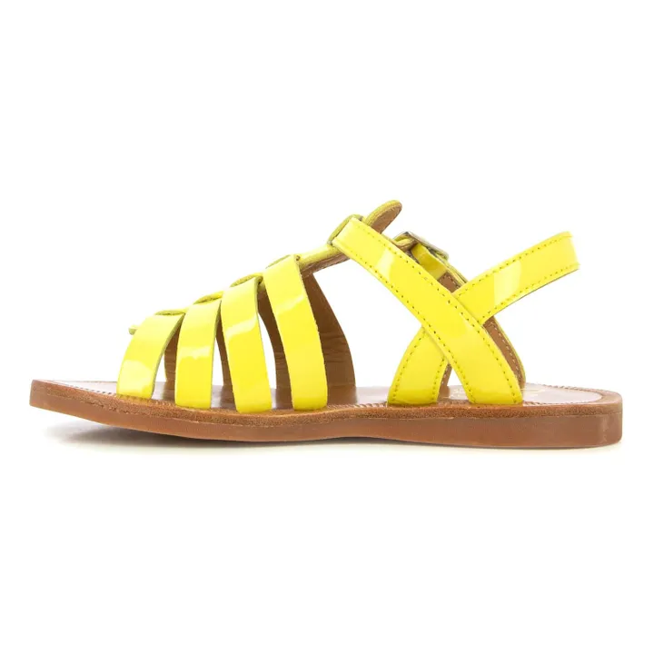 Sandalen Plagette Strap | Gelb- Produktbild Nr. 3