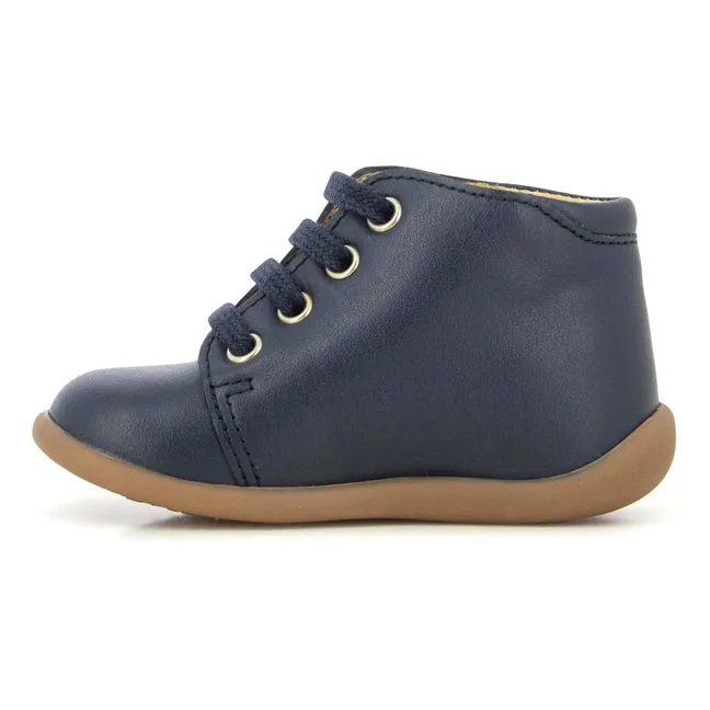 Bottines à lacets Stand Up | Bleu marine