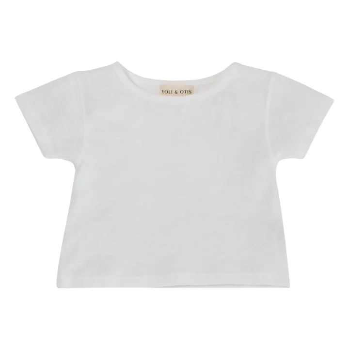 Feride Organic Cotton T-shirt | Ecru- Product image n°0