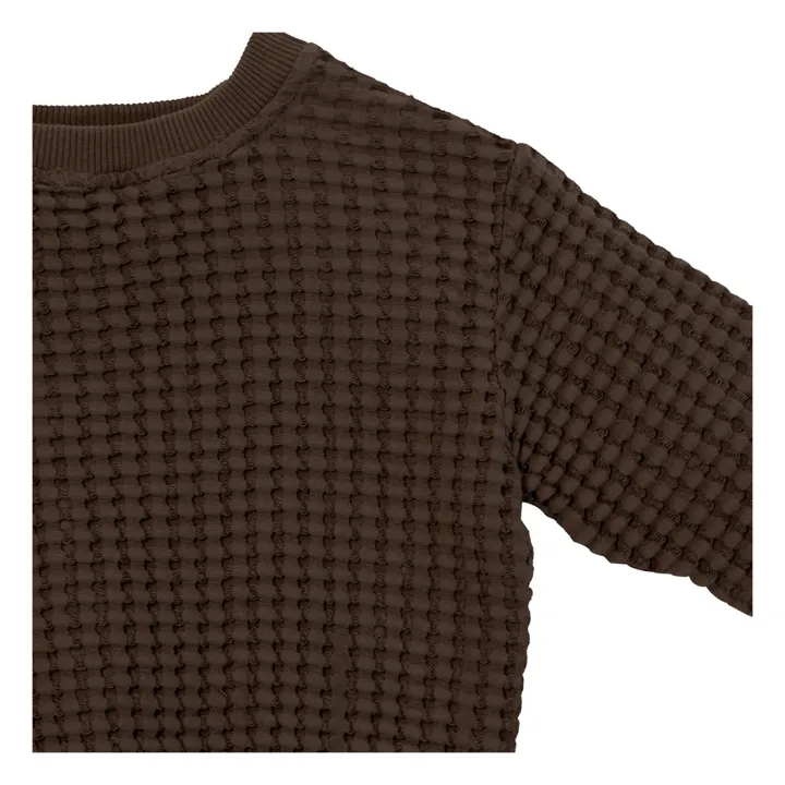 Sweatshirt Bio-Baumwolle Jorg | Schokoladenbraun- Produktbild Nr. 1