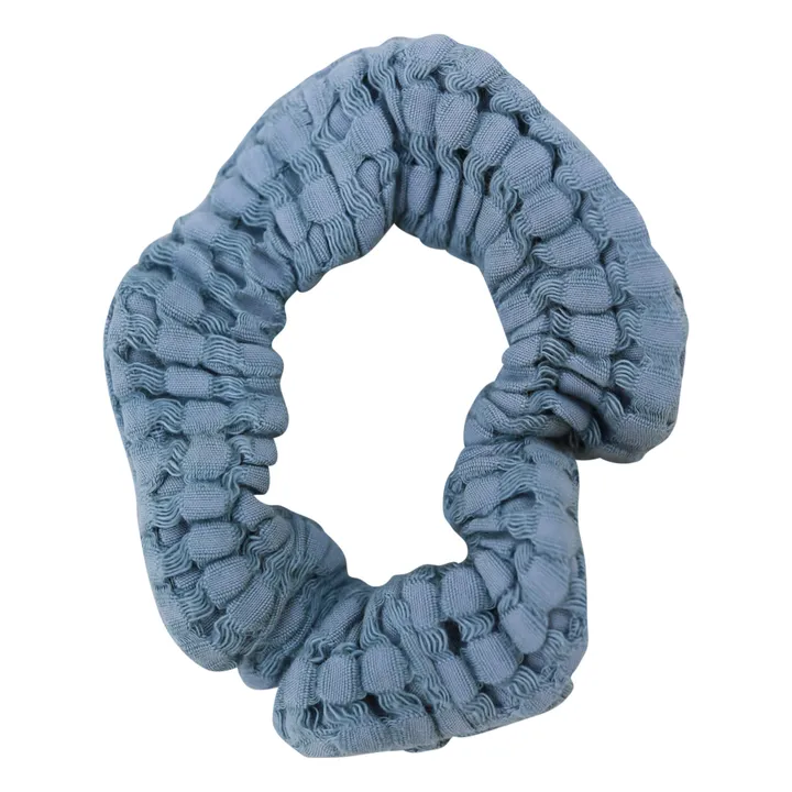 Gofre de algodón ecológico Chouchou | Azul Gris- Imagen del producto n°0
