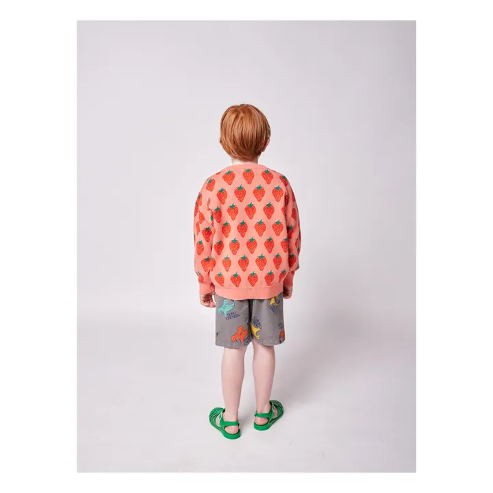 Organic Cotton Strawberry Jumper | Pink- Product image n°4