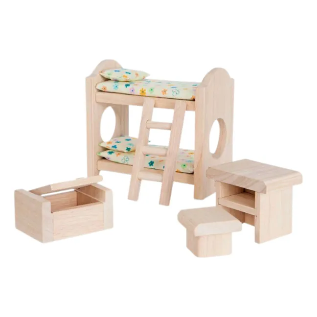 Dormitorio infantil de madera 