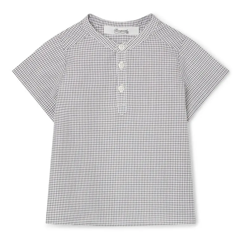 Bonpoint Ecru Cesari Kurta Shirt