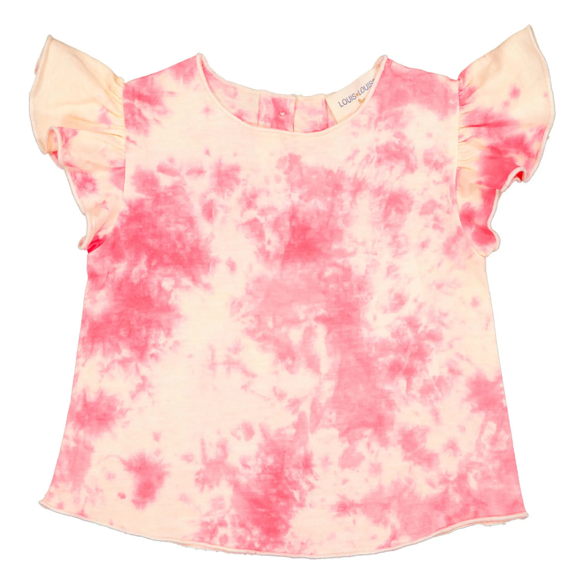 Louis Louise Pink Papillon Tie-Dye T-Shirt
