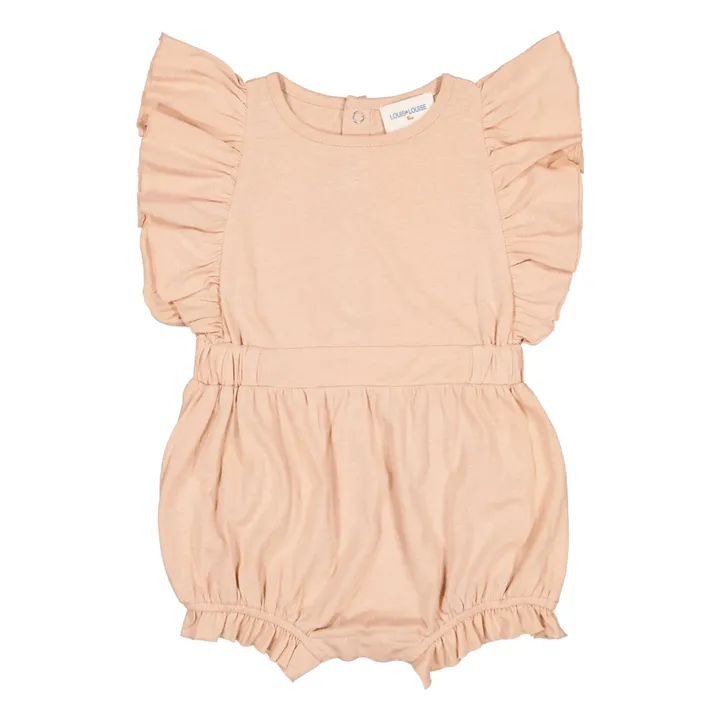 Angia Jersey Romper | Pale pink- Product image n°0