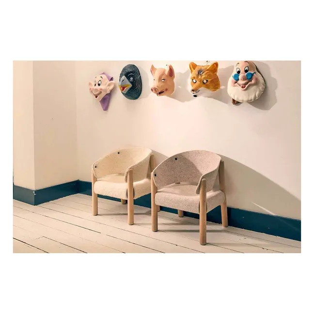 Stuhl für Kinder Saba | Seidenfarben