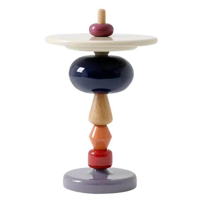 Table d'appoint Shuffle en bois laquée - Mia Hamborg | Blanc