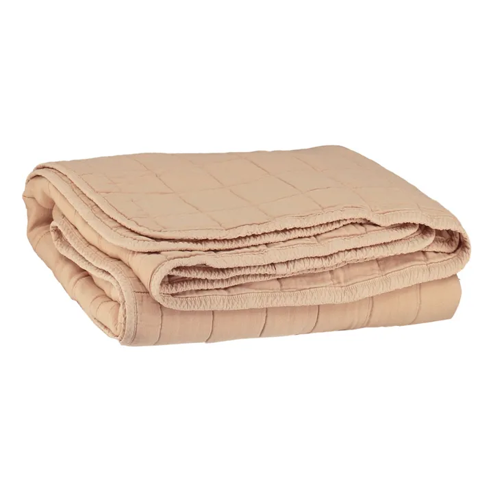 Quilted Cotton Blanket | Peach- Product image n°2