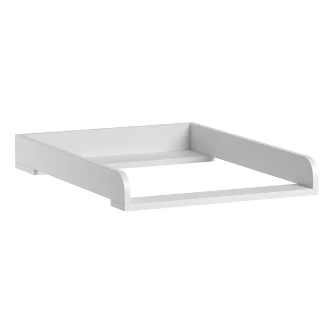 Piano-fasciatoio per credenza, modello: Canne | Bianco