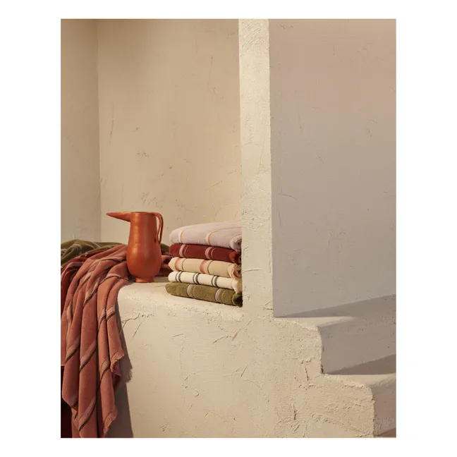 Toalla de baño de algodón orgánico | Terracotta