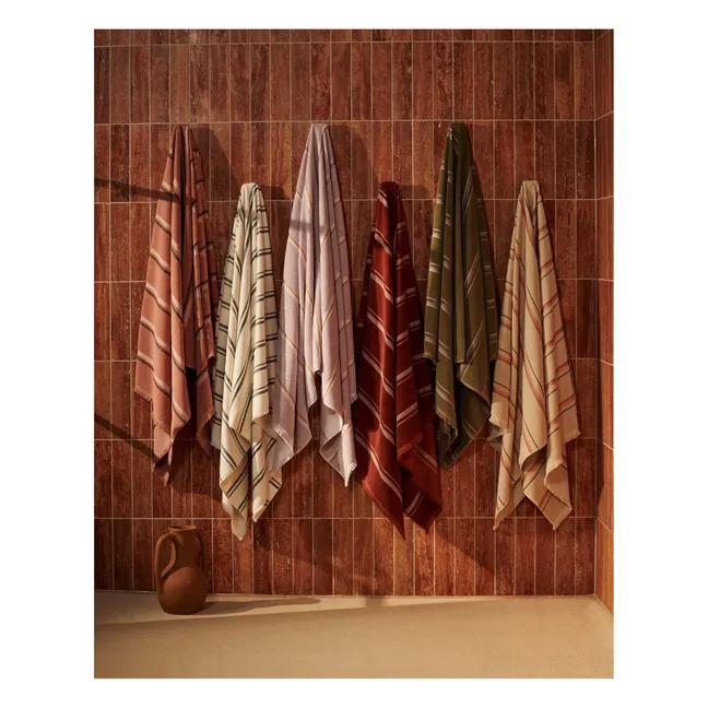 Handtuch aus Bio-Baumwolle | Terracotta