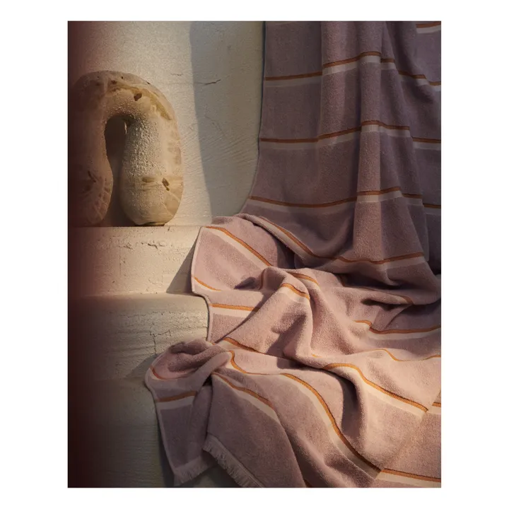 Asciugamano da bagno, in cotone bio | Lilla- Immagine del prodotto n°3