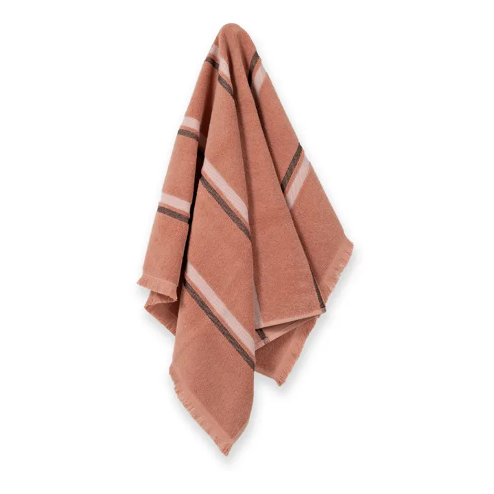 Handtuch aus Bio-Baumwolle | Terracotta- Produktbild Nr. 2