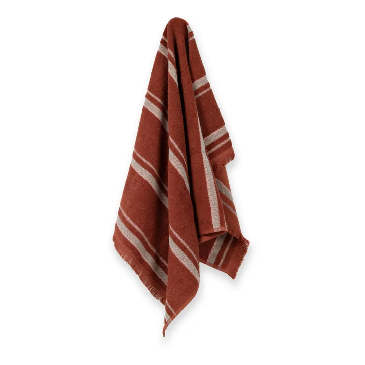 Organic Cotton Hand Towel | Red- Product image n°2