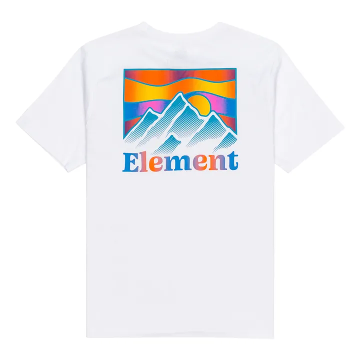 T-shirt Logo Montagne  | Blanc- Image produit n°0