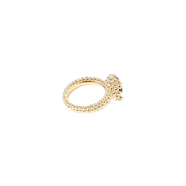 Bague Latina Quartz Fumé | Doré