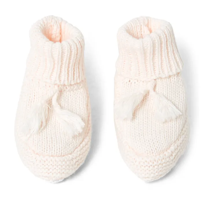Knitted Booties | Pale pink- Product image n°3