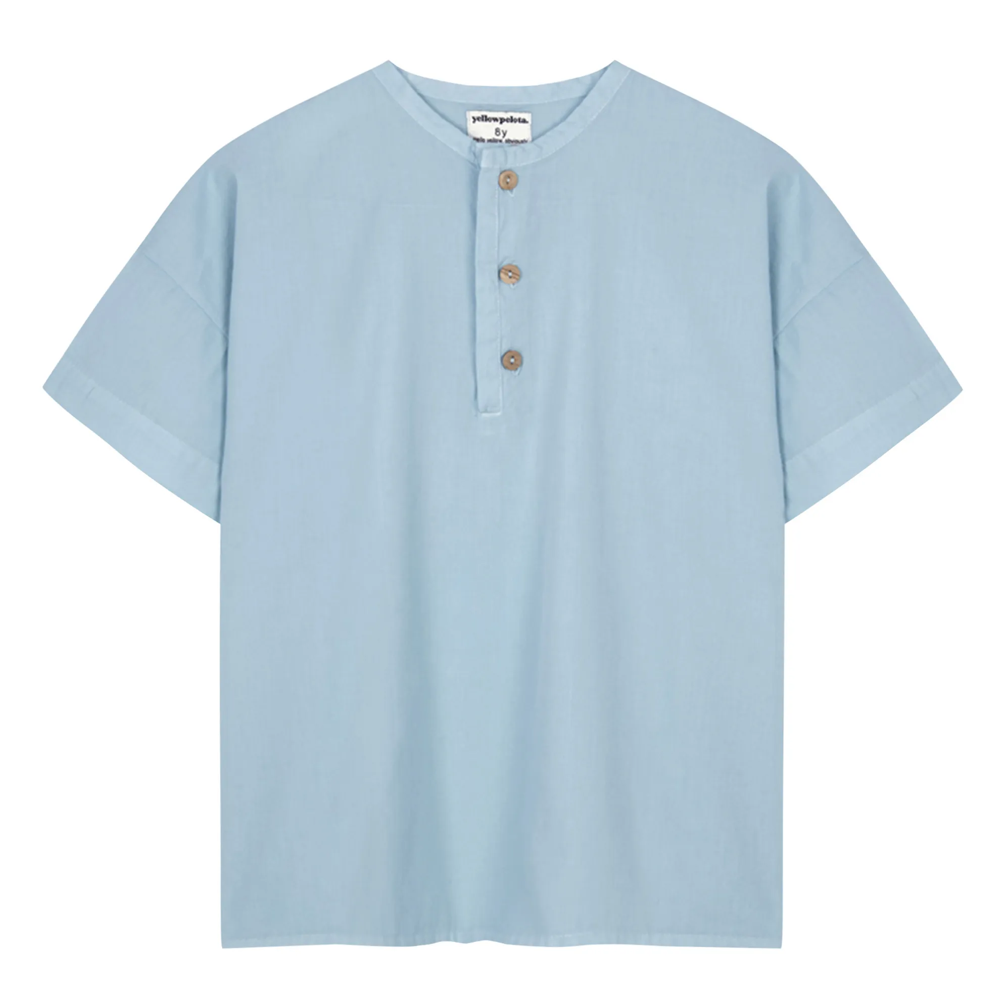 Yellowpelota Light Blue Organic Cotton Kurta Shirt