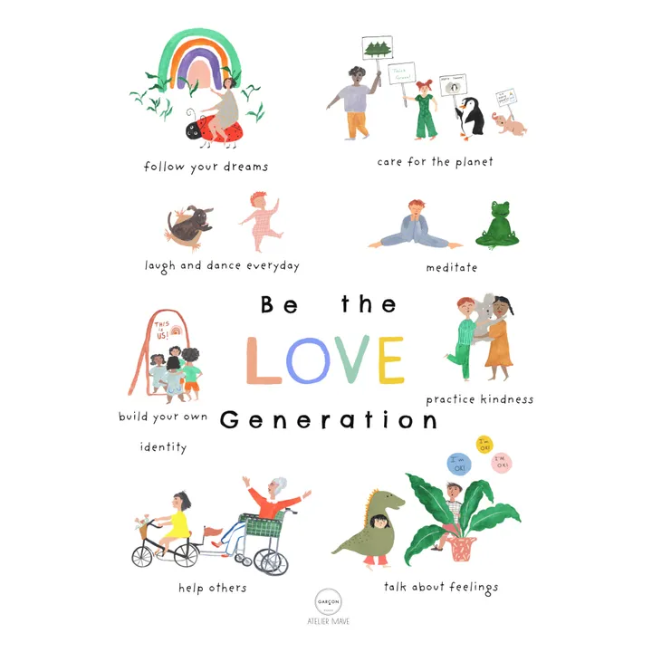 Poster Be the Love Generation - EN- Produktbild Nr. 0