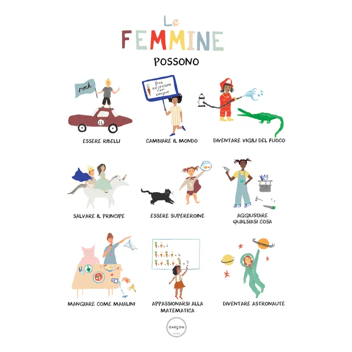 Poster Le Femmine Possono… IT- Produktbild Nr. 0