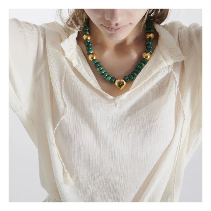 Donut Necklace | Green- Product image n°1