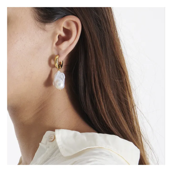 Mismatching Pearl and Sparkle Earrings | Multicoloured- Product image n°3