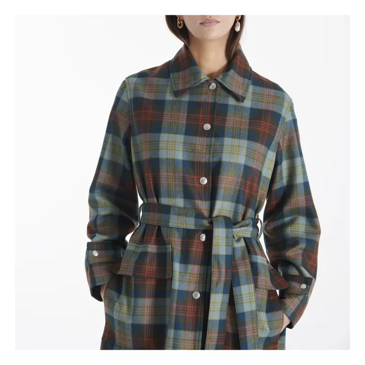 Angela Wool Coat | Khaki- Product image n°3
