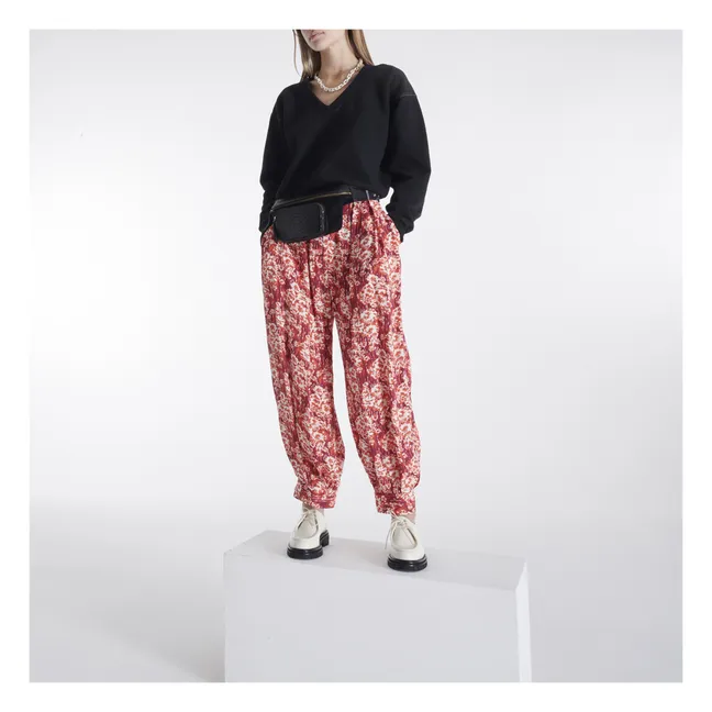 Pantalon Encino Imprimé | Rouge