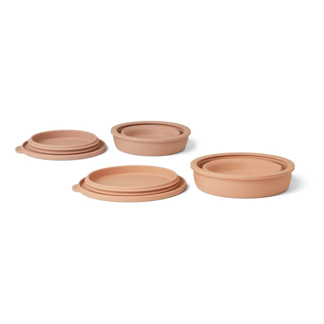 Dale Silicone Foldable Storage Bowls - Set of 2 | Pink