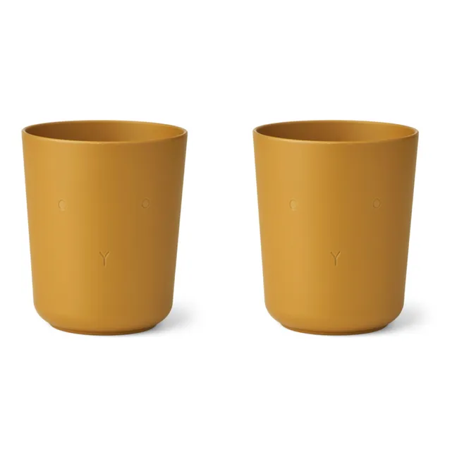 Vasos Stine de PLA-set de 3 | Caramelo